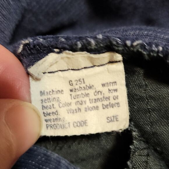 Killer Rare Vintage Style OG Big E Levi's Straight Leg High Waist Corduroy Pants - Picture 9 of 10